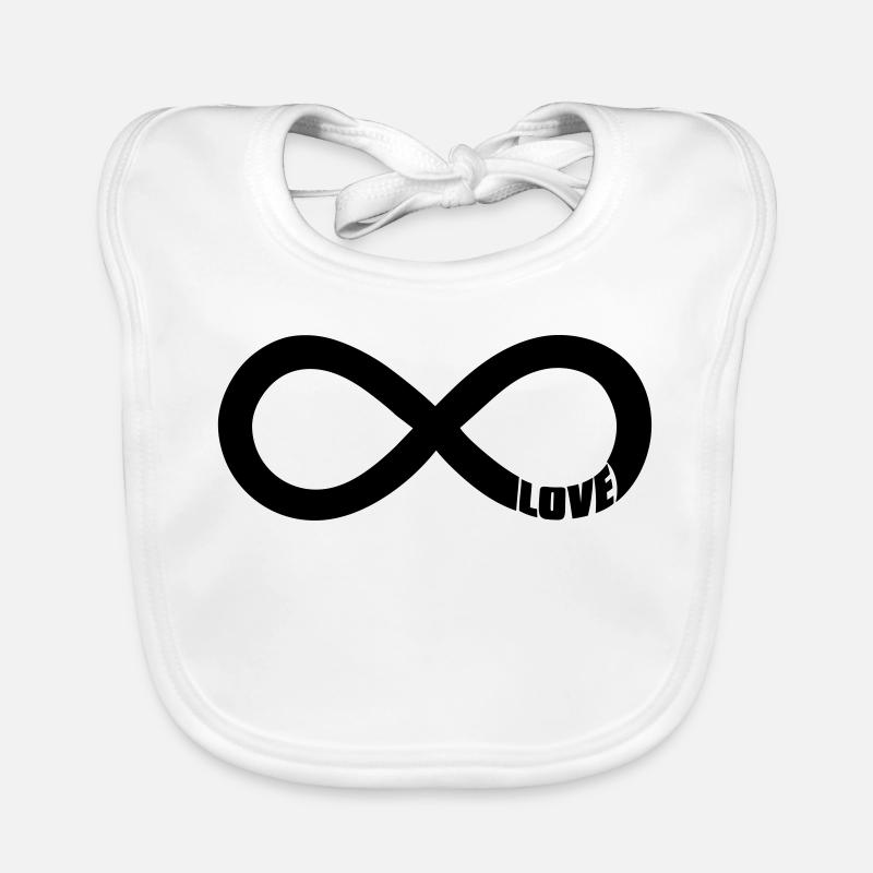 infinite love - liebe Baby Bio-Lätzchen
