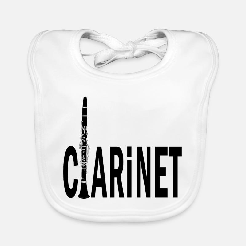 Texte de clarinette Bavoir bio Bébé