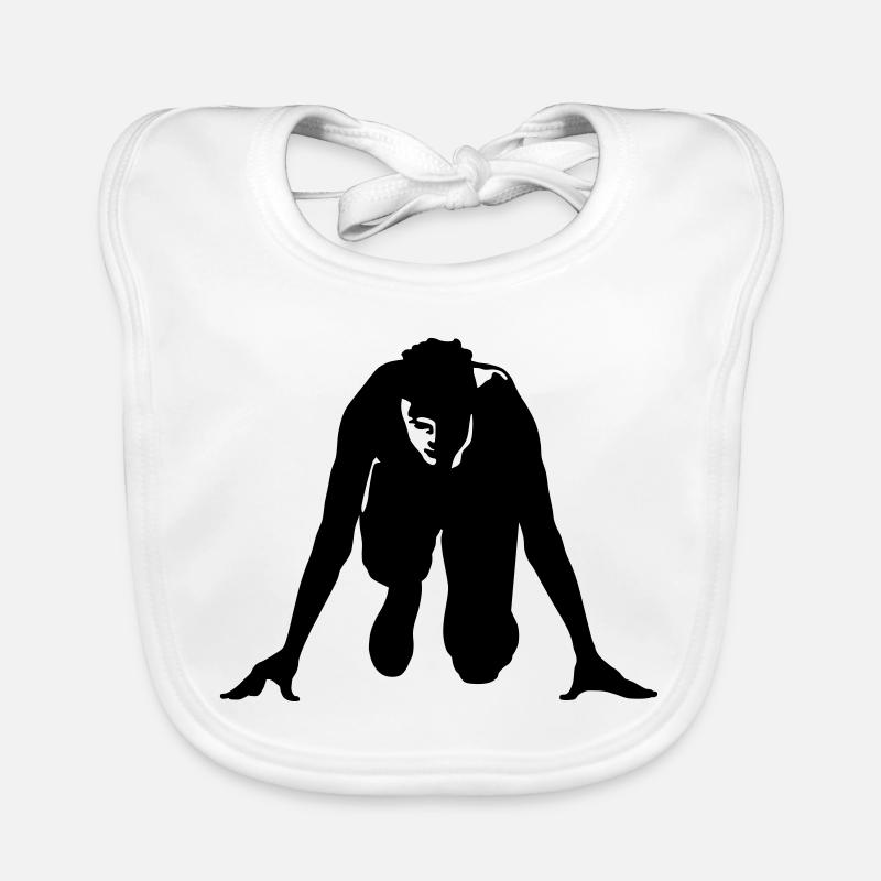 coureur start Bavoir bio Bébé