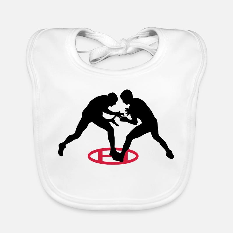 griechisch römischen ringkampf Baby Bio-Lätzchen