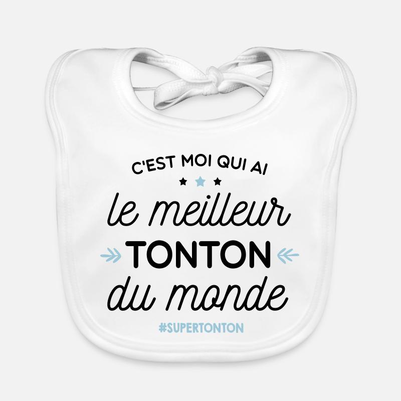 Bester Onkel - Superonkel Baby Bio-Lätzchen