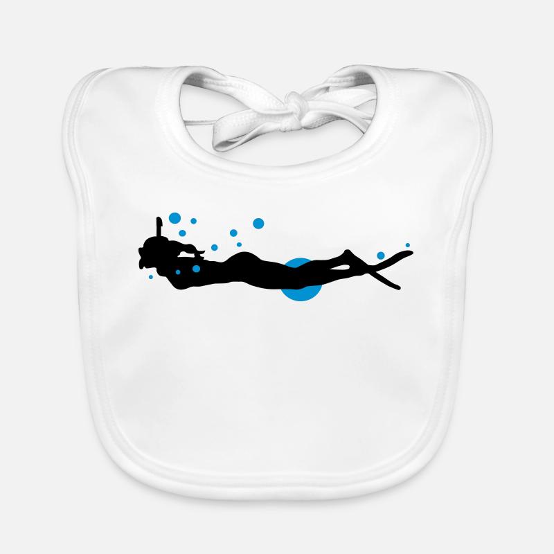 diver Organic Baby Bibs