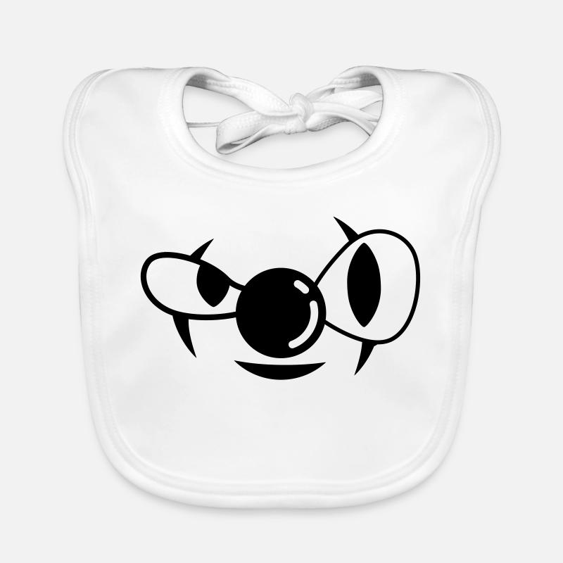 doux joker yeux comiques Bavoir bio Bébé