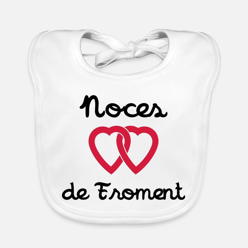Noces de Froment Bavoir bio Bébé