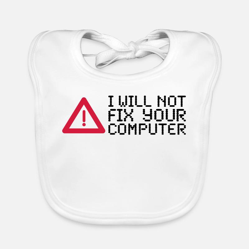 computer Organic Baby Bibs