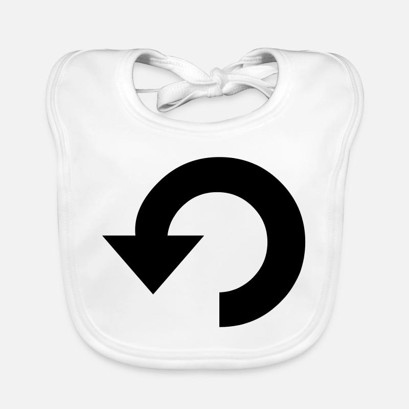 Repeat Symbol Organic Baby Bibs