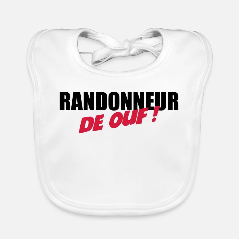 Randonneur de ouf ! Bavoir bio Bébé