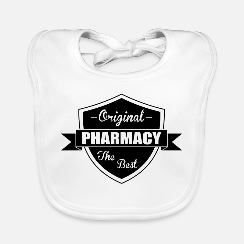 Pharmacy - Bavoir bio Bébé - blanc