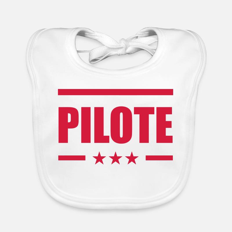 Pilote Bavoir bio Bébé