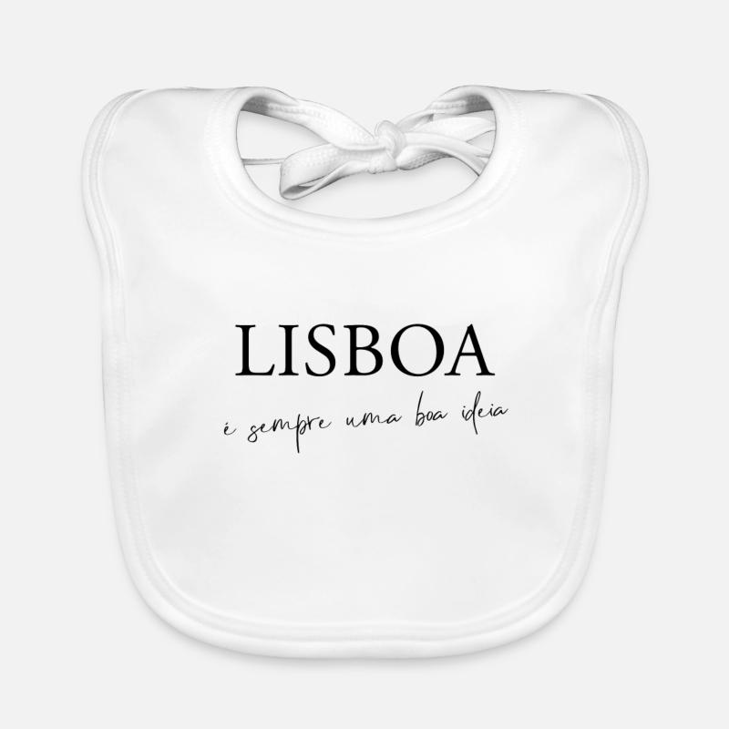 Lisboa é sempre uma boa ideia Baby Bio-Lätzchen