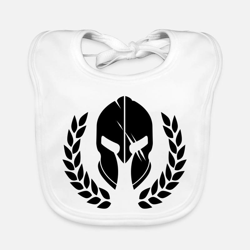 sparta - Bavoir bio Bébé - blanc