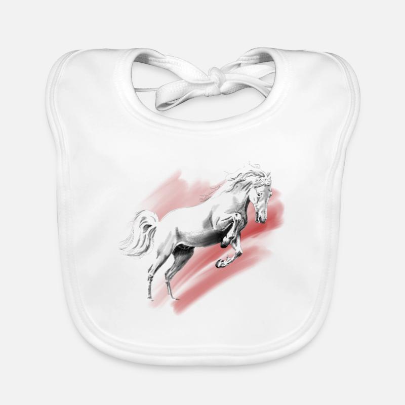 Horse Organic Baby Bibs