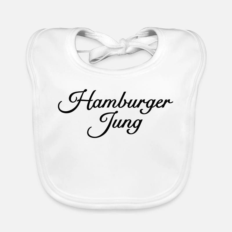Hamburger Jung Klassisch Baby Bio-Lätzchen