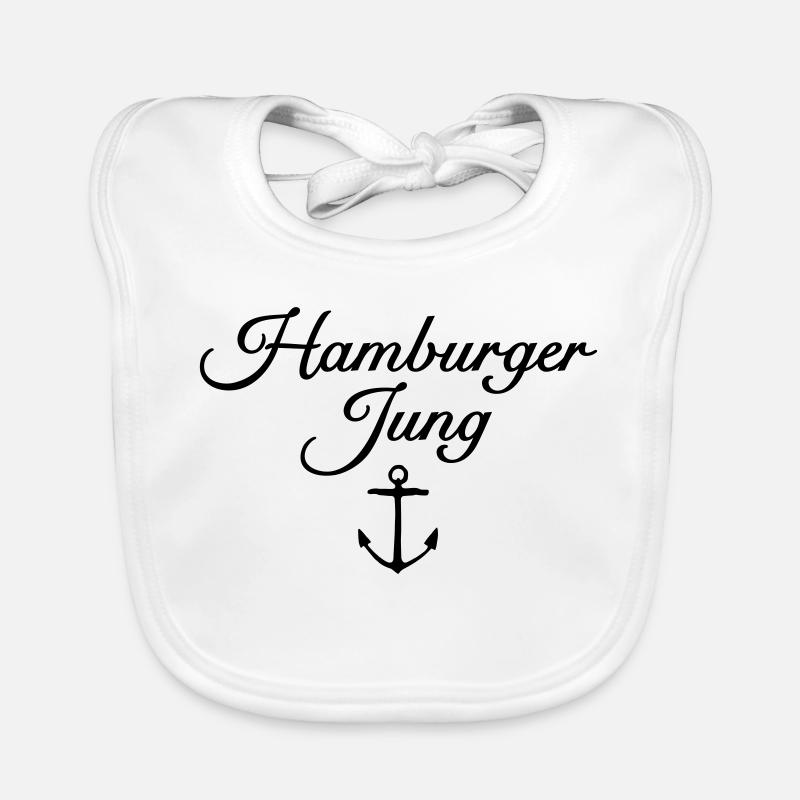 Hamburger Jung Anker Klassisch Baby Bio-Lätzchen