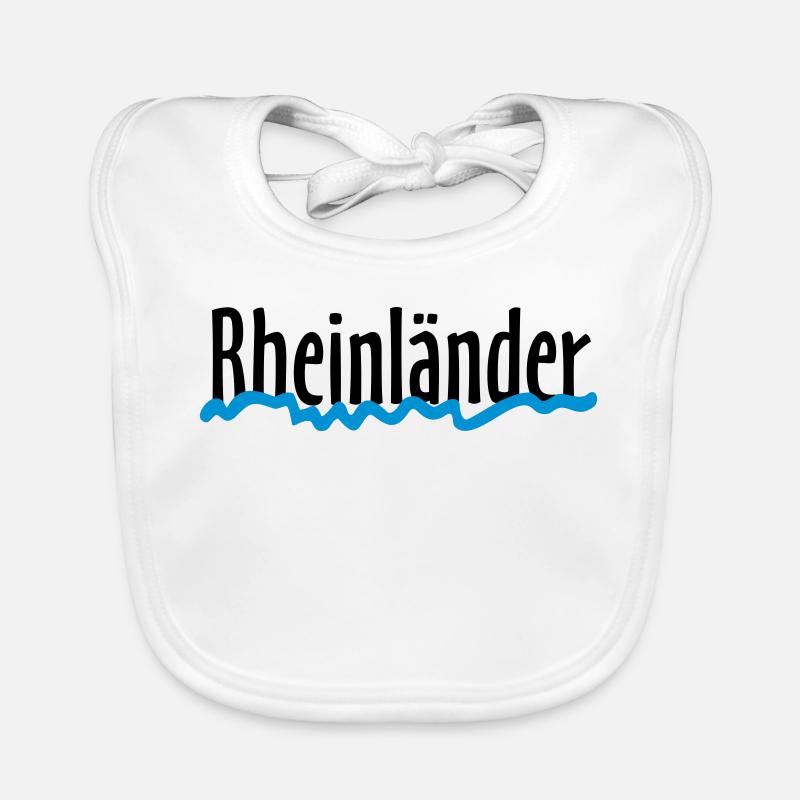 Rheinländer - Die Leute vom Rhein Baby Bio-Lätzchen