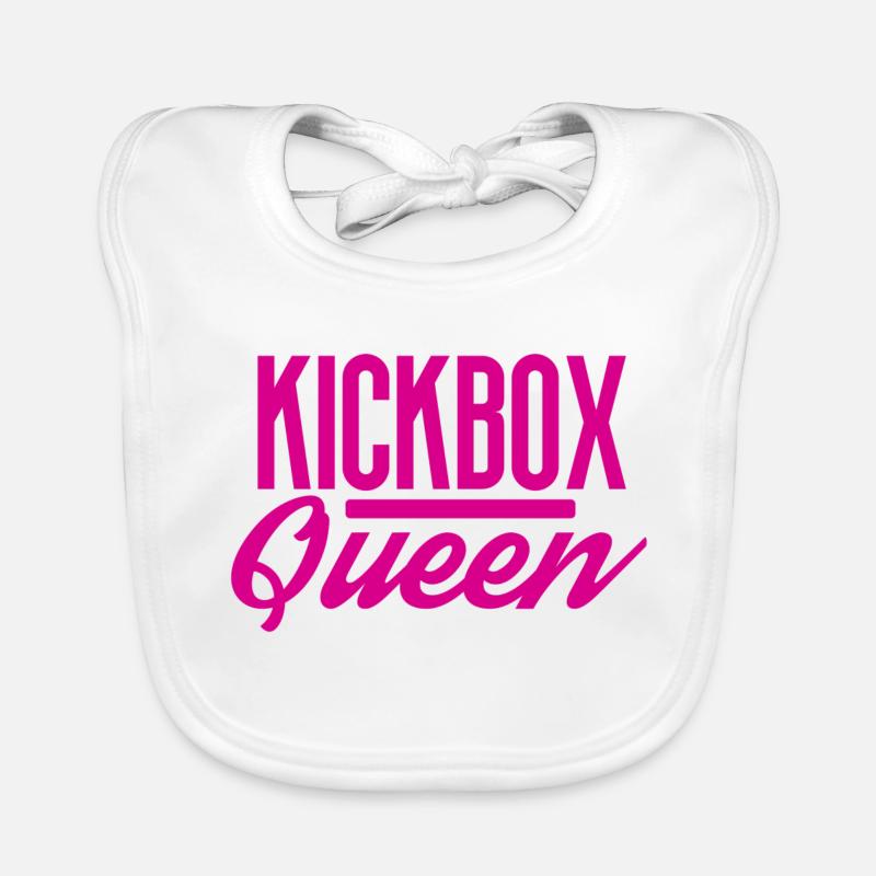 Kickboxen Kickboxing Baby Bio-Lätzchen