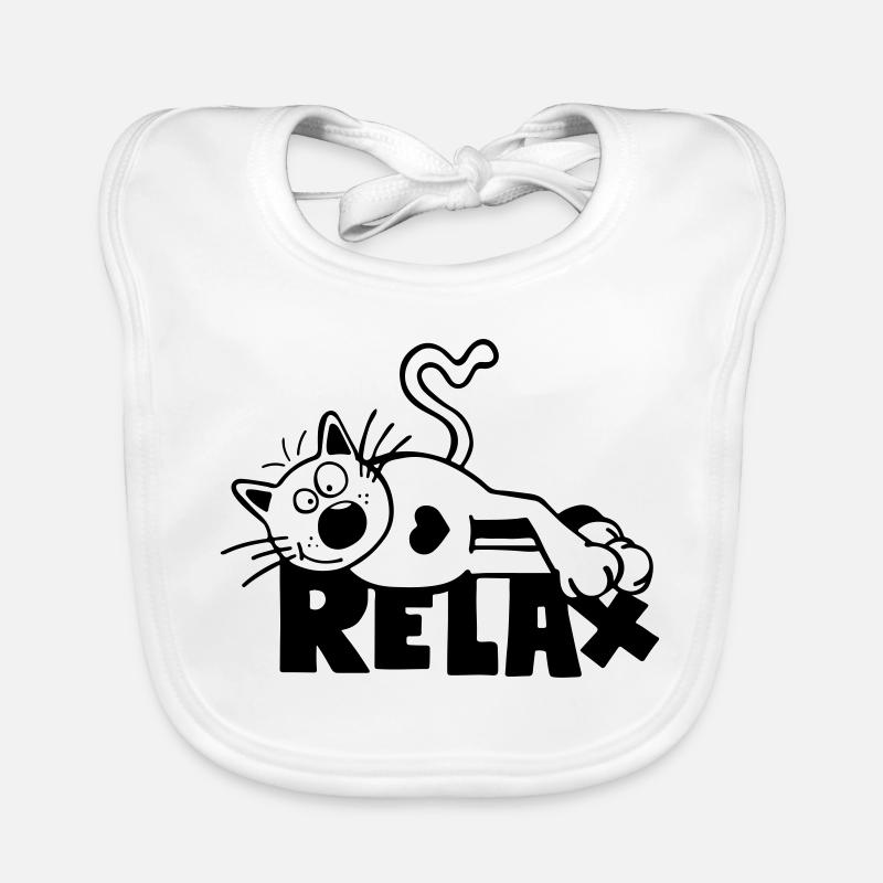 Relax Chat Bavoir bio Bébé