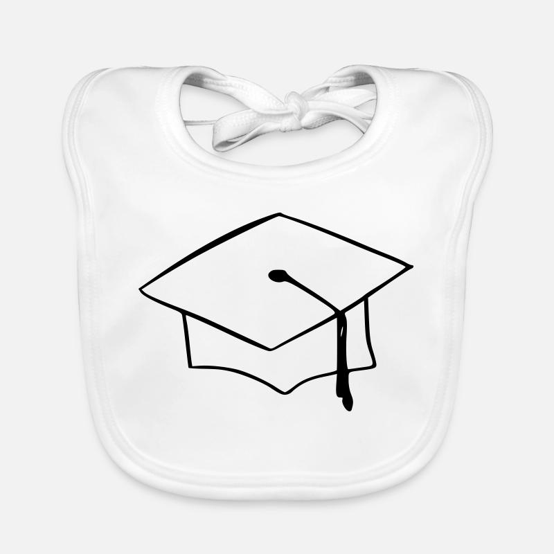 Graduation hat Organic Baby Bibs