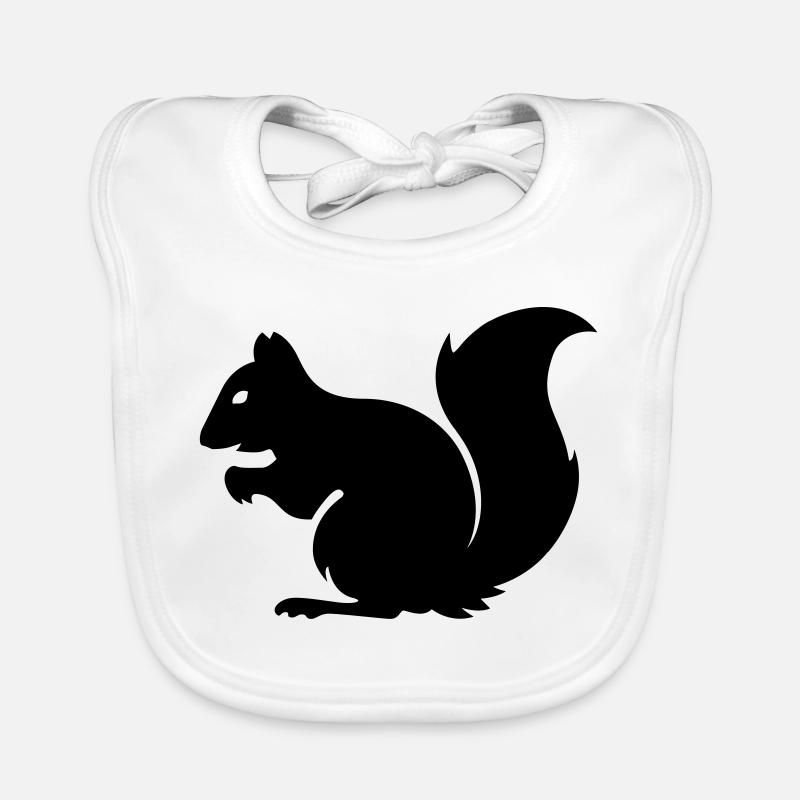 squirrel Organic Baby Bibs