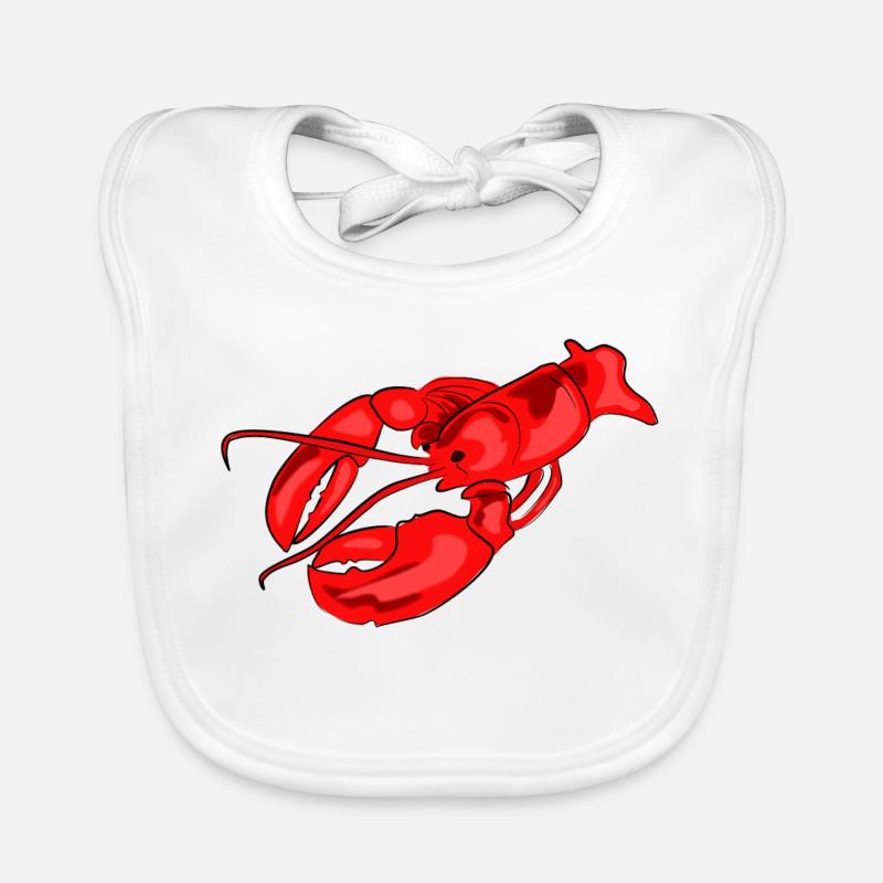 lobster Organic Baby Bibs