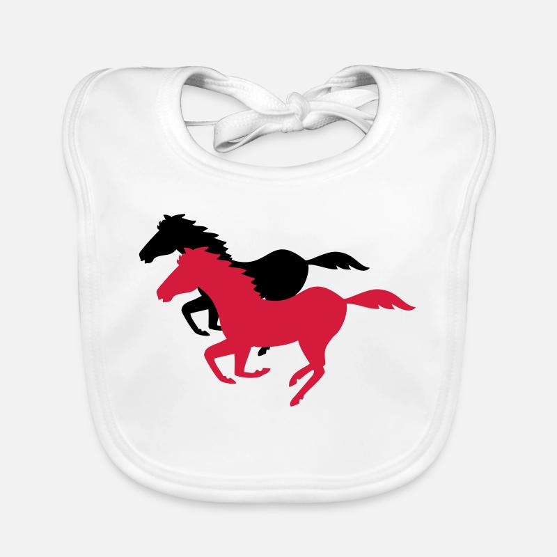 horse Organic Baby Bibs