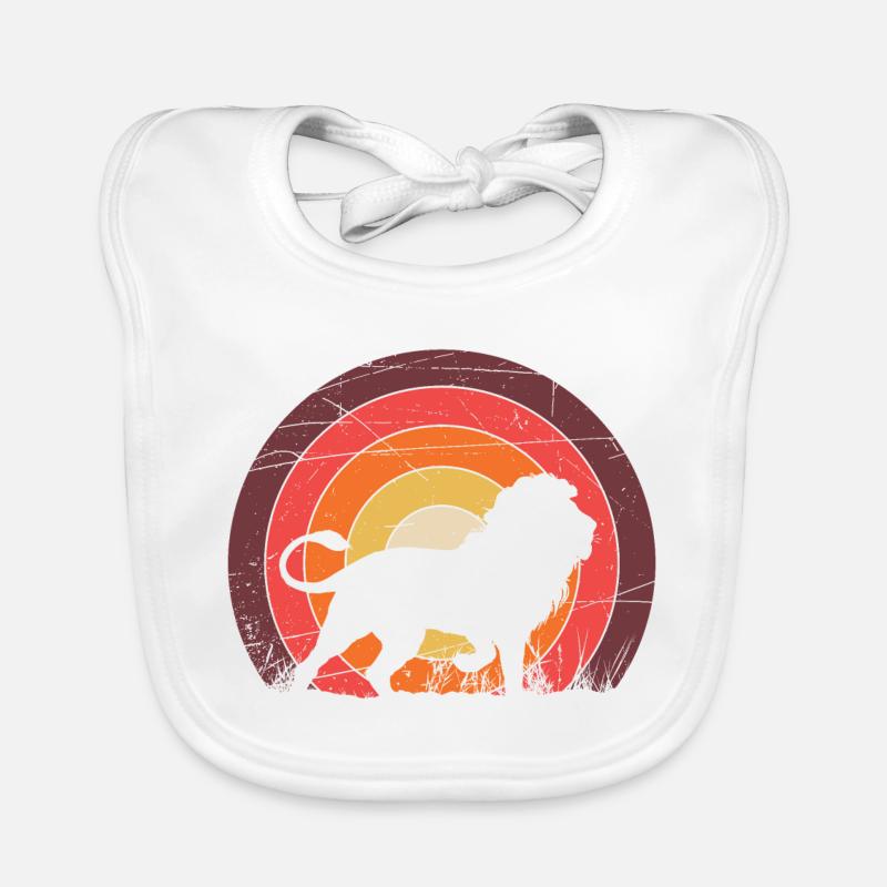 Un lion Bavoir bio Bébé