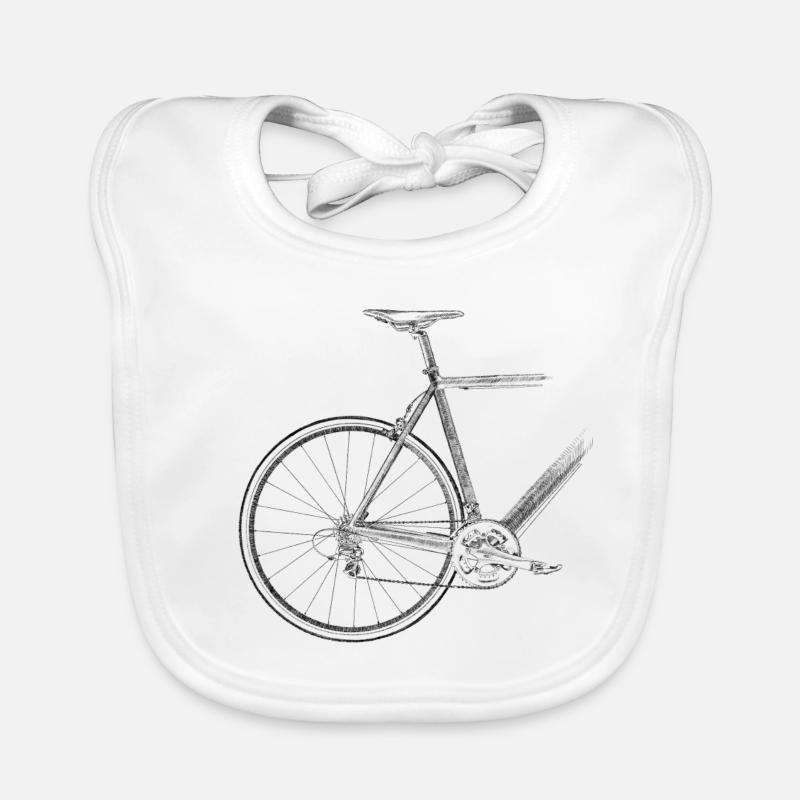 vélo de course Bavoir bio Bébé