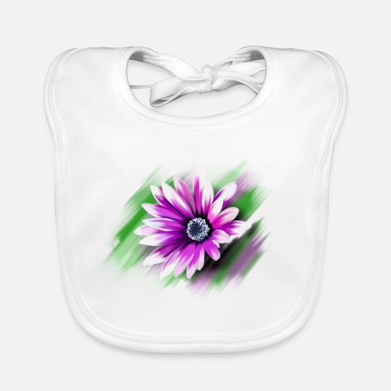 Flower Bavoir bio Bébé