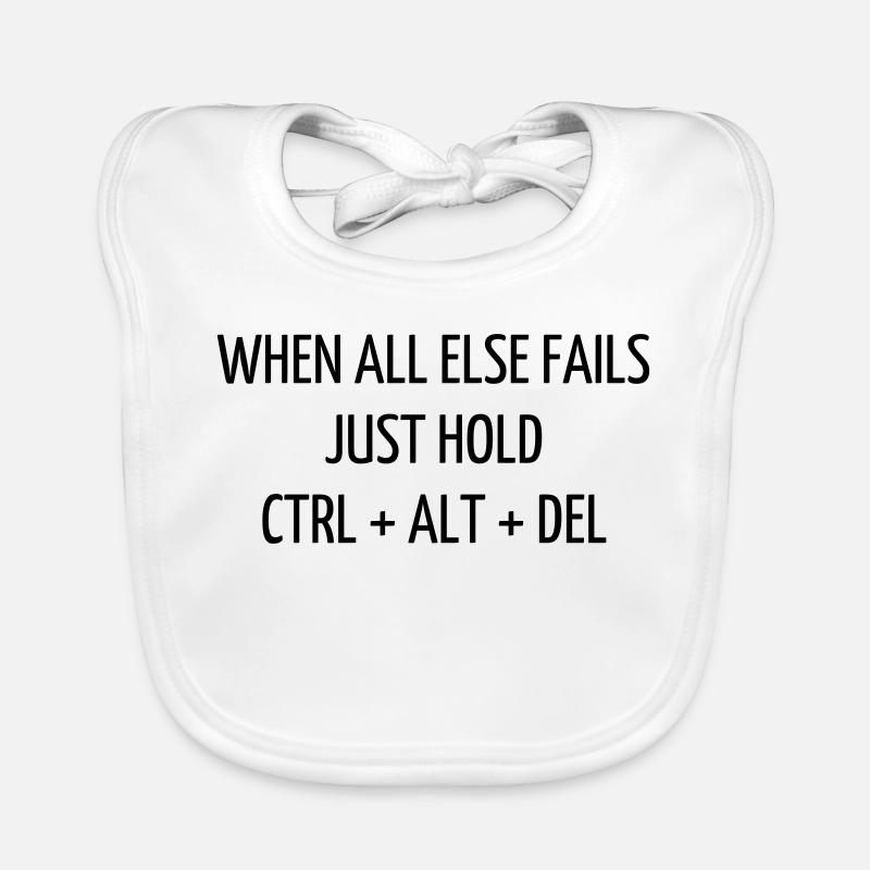Quote / Gaming / Geek / Gamer / Computer / Game Organic Baby Bibs