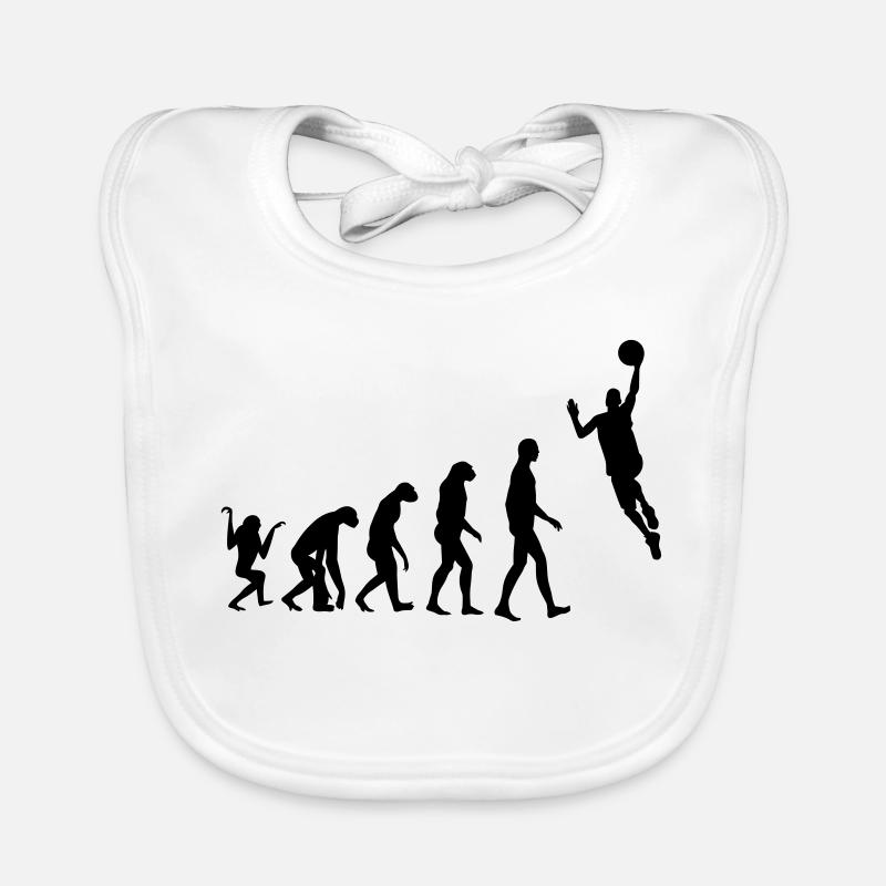 Basketball - Basket Ball - Game - Sport - Player Baby Bio-Lätzchen