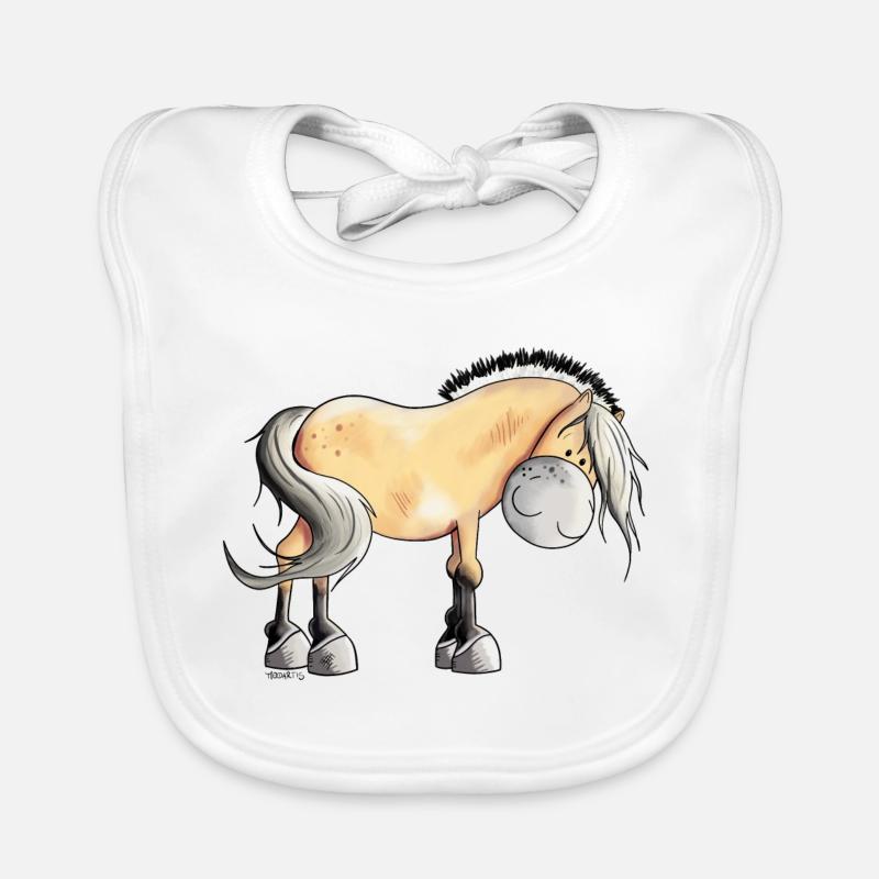 Drolliger Norweger Baby Bio-Lätzchen