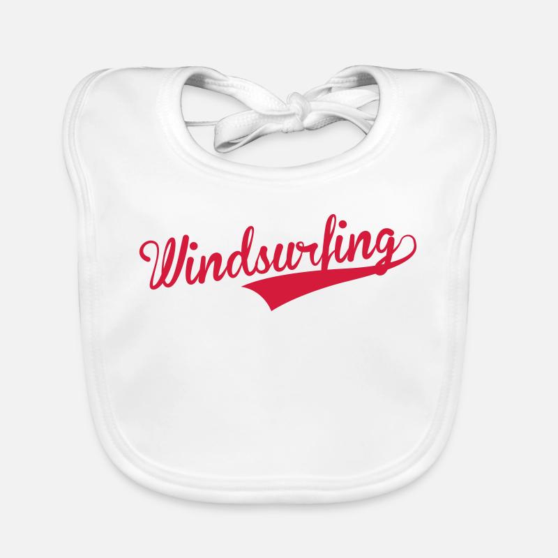 Windsurfen / Windsurfer / Windsurf / Windsurfing Baby Bio-Lätzchen