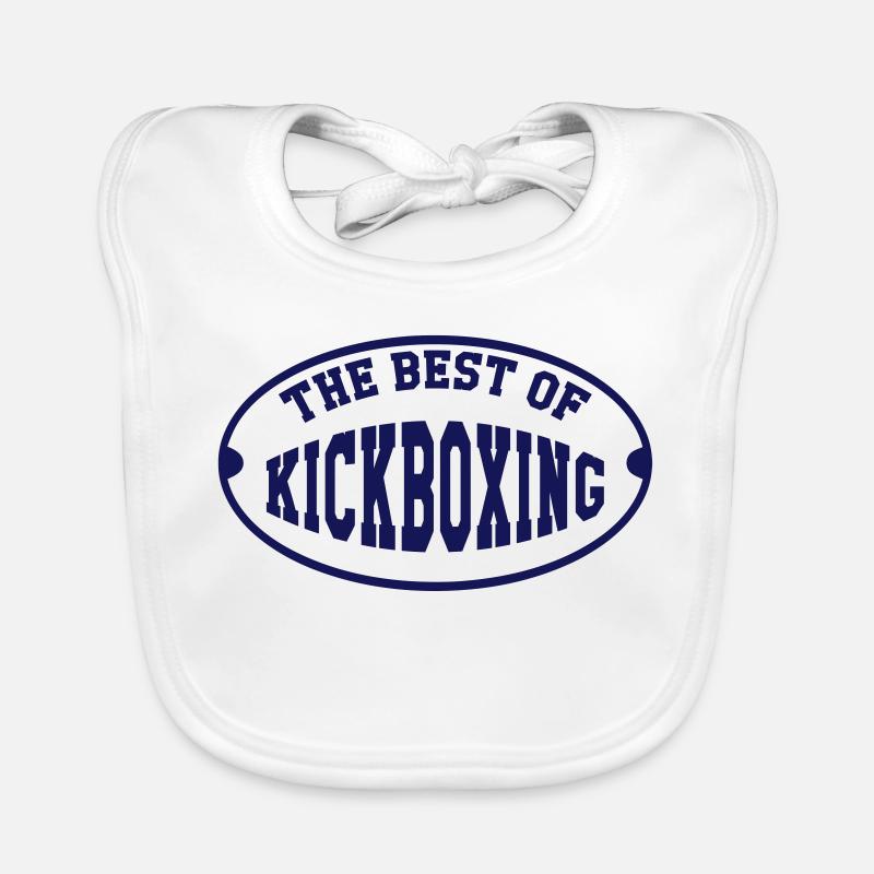Kickboxing / Kickboxer / Kick Boxing / Kick Boxer Organic Baby Bibs