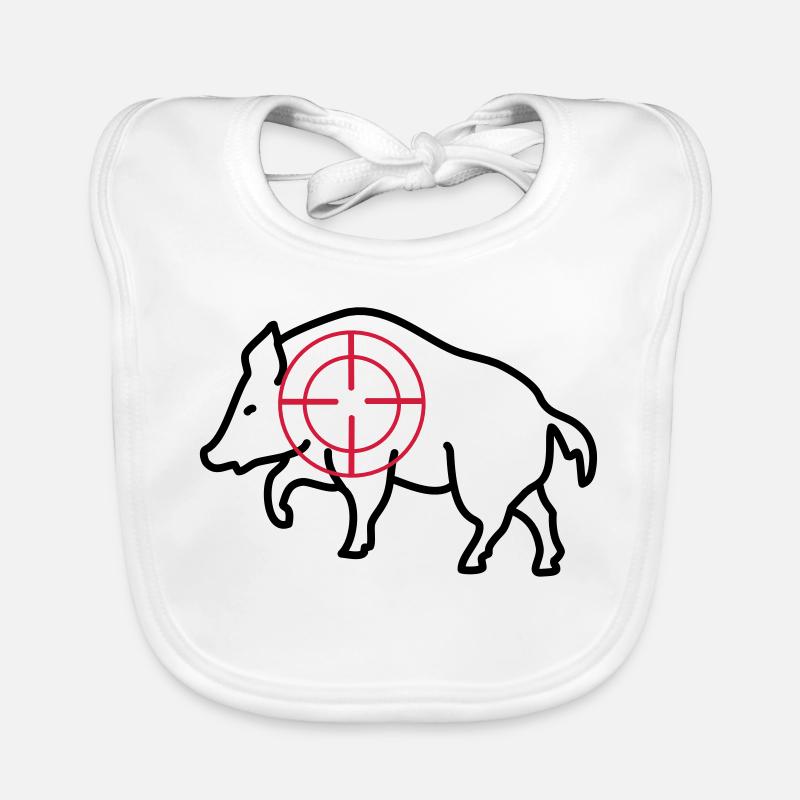 wild boar Organic Baby Bibs