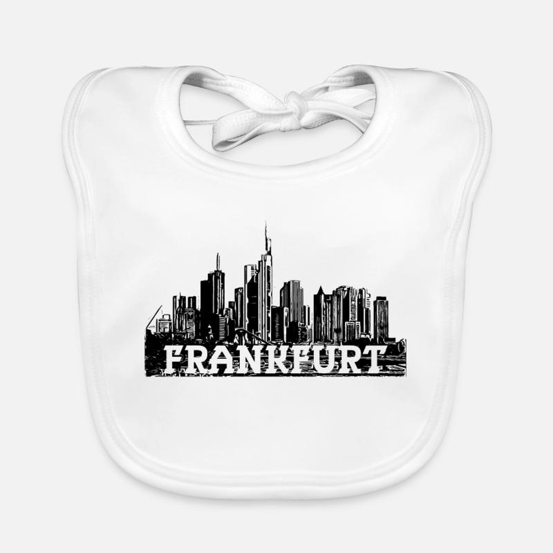 Frankfurt - Skyline Baby Bio-Lätzchen