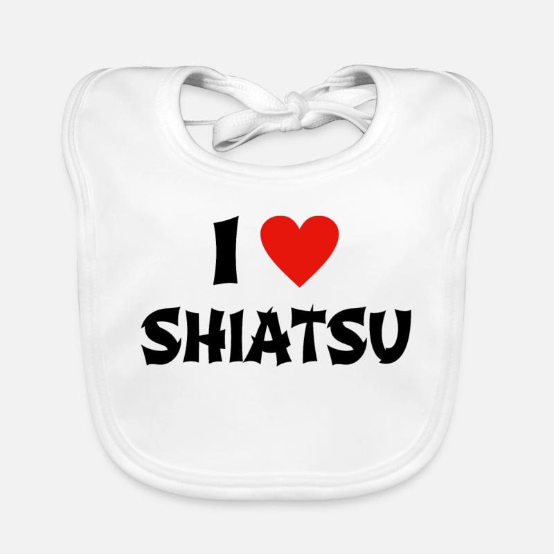 J'adore le shiatsu Bavoir bio Bébé