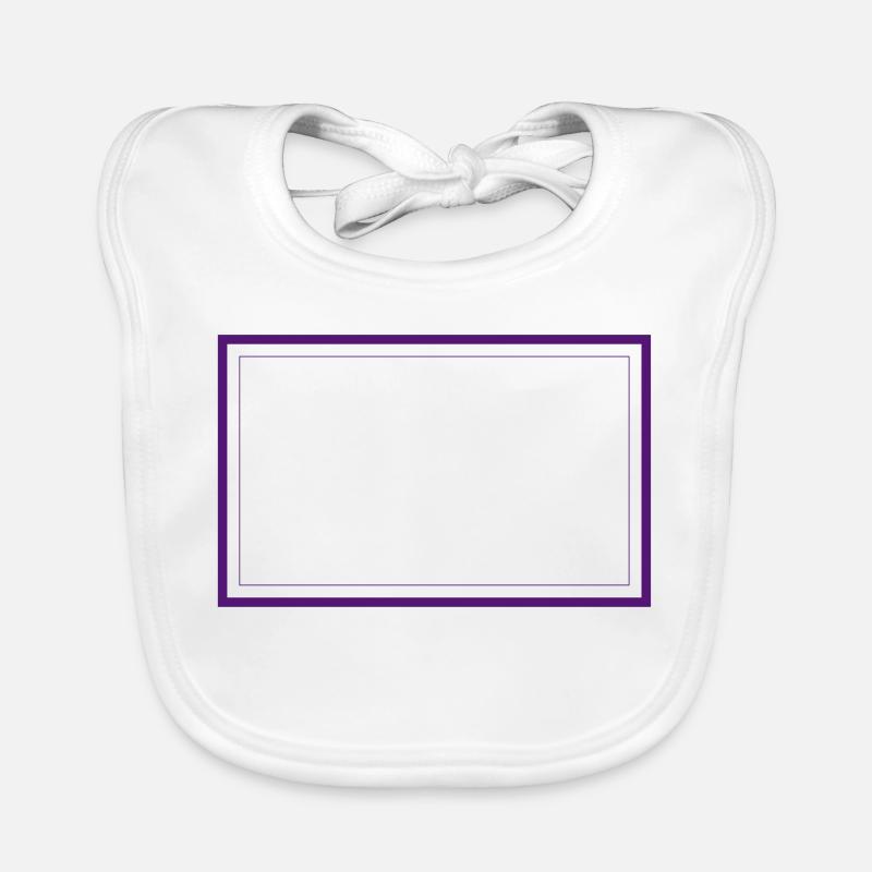 Frame with fillet | Vector graphic >color changeable Organic Baby Bibs