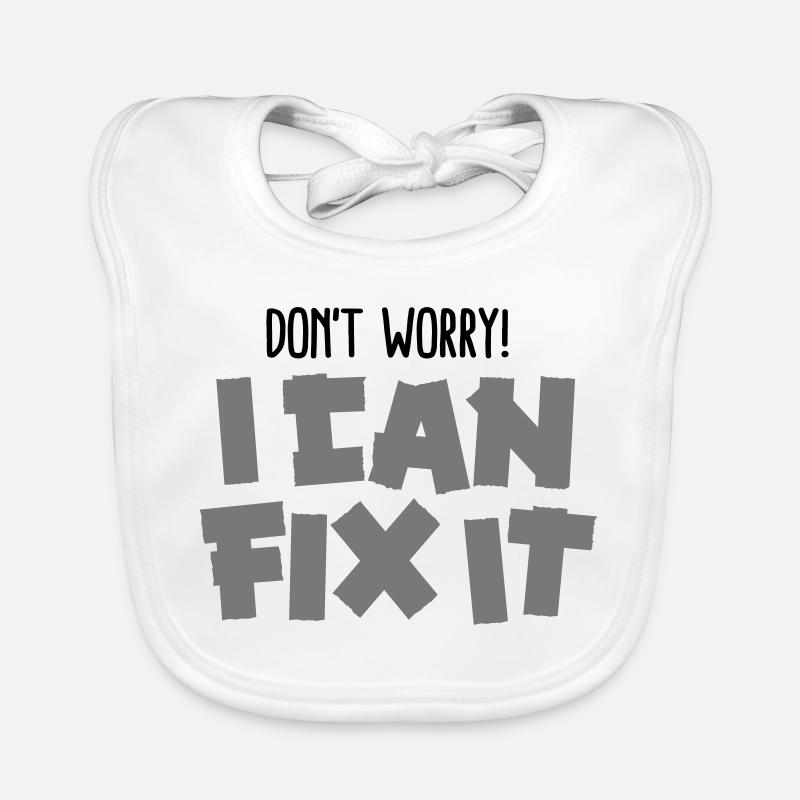 Don't worry! I can fix it - Duct tape Bavoir bio Bébé