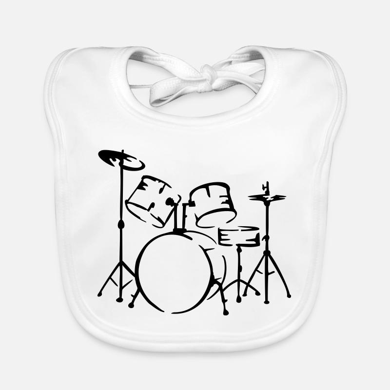 drum Organic Baby Bibs