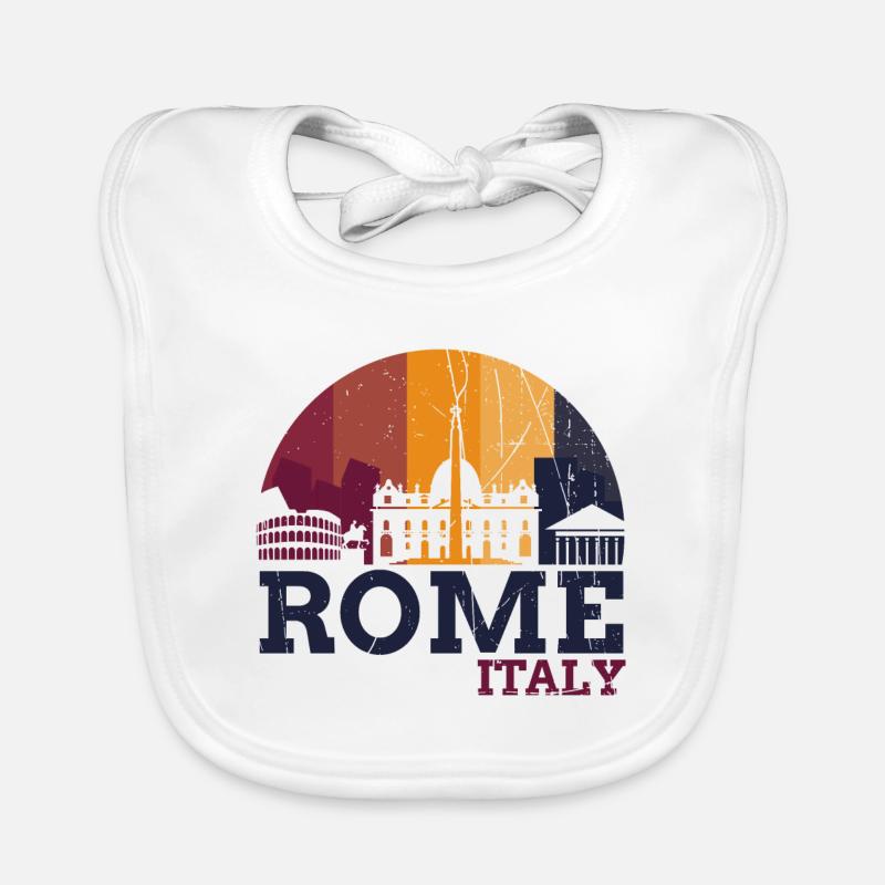 Rom - Italien Baby Bio-Lätzchen