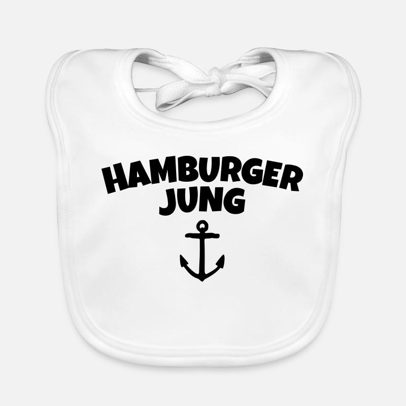 Hamburger Jung de Hambourg Bavoir bio Bébé