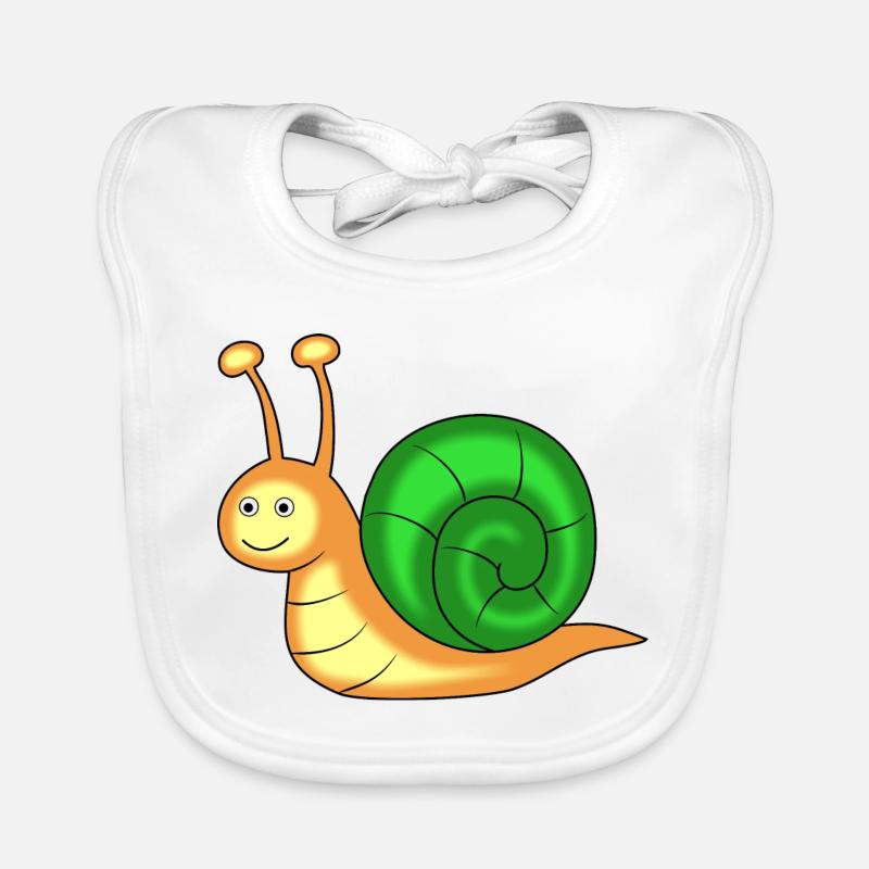 escargot Bavoir bio Bébé