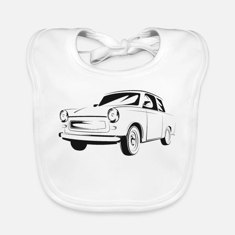  601 ddr geschichte symbol trabi oldtimer Baby Bio-Lätzchen