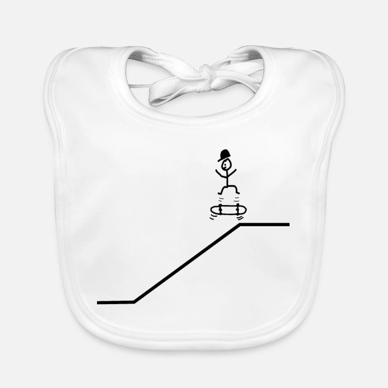Skateboard Kickflip Jeunes Cap Cool Bavoir bio Bébé
