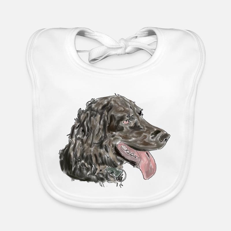 Quaildog - Bavoir bio Bébé - blanc