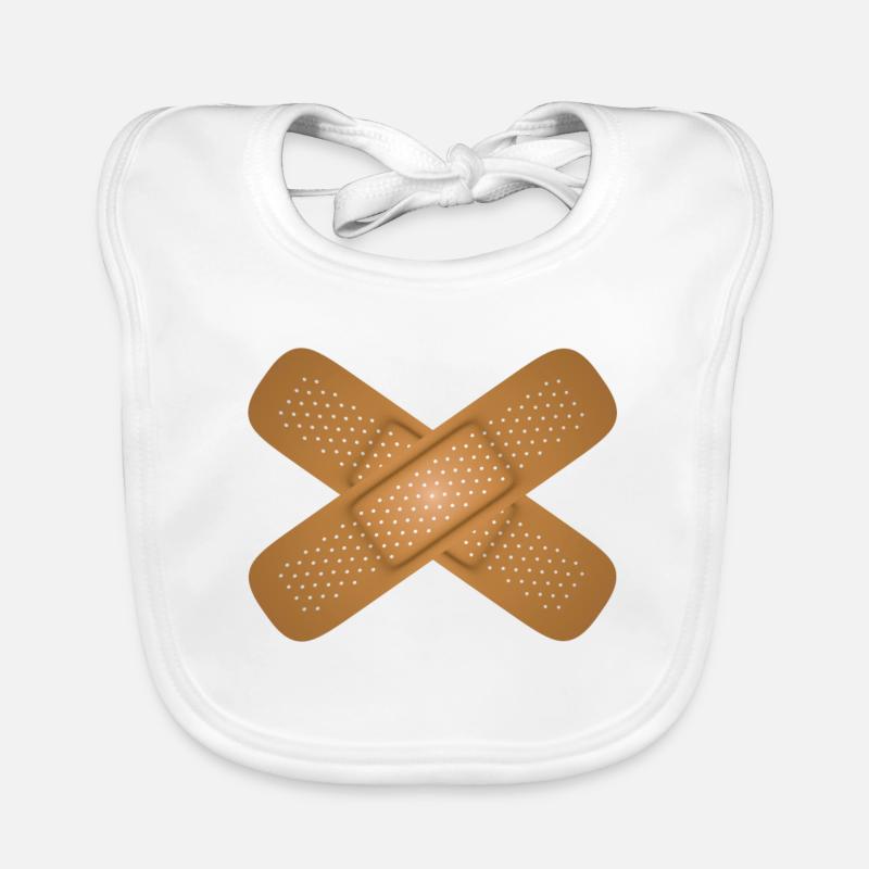 Plaster face mask Organic Baby Bibs