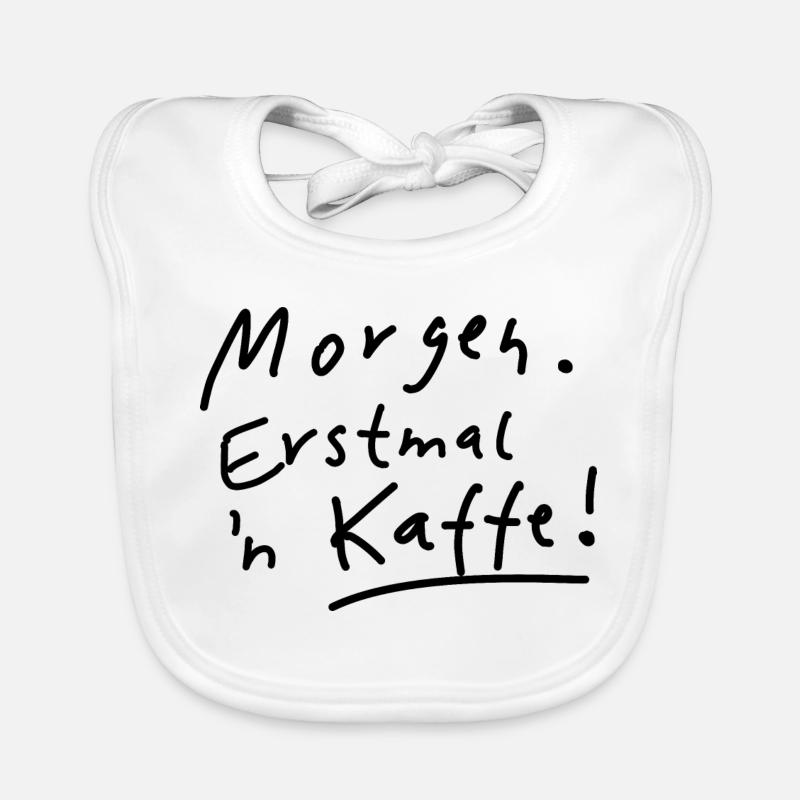 Kaffee Guten Morgen Baby Bio-Lätzchen