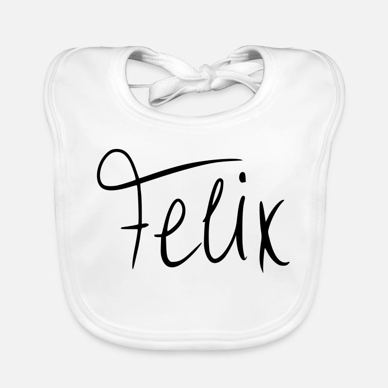 Felix - Organic Baby Bibs - white