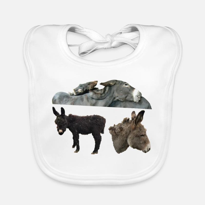 Esel Baby Bio-Lätzchen