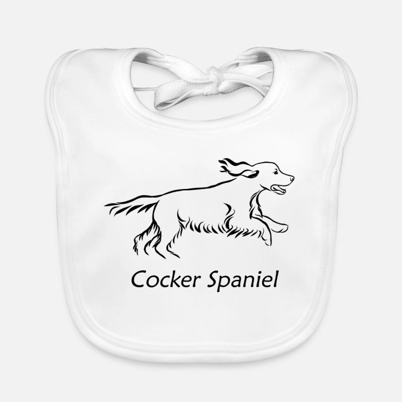 Cocker Spaniel Baby Bio-Lätzchen
